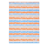 Blue Kale striped cotton tea towel, 45 x 65 cm, by COCOLILI