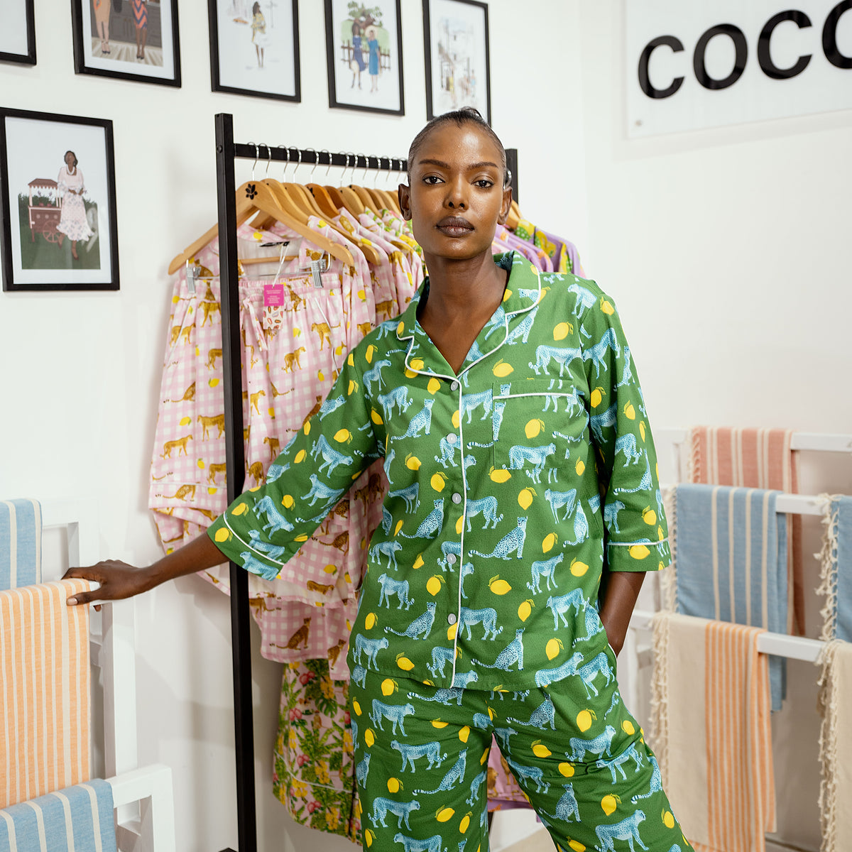 NALA | 3/4 Pajama Pants with Long Sleeves