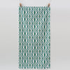WAVE Square Cotton Canvas Tablecloth