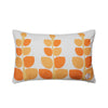 MIKONDO Lumbar Cotton Canvas Cushion Cover