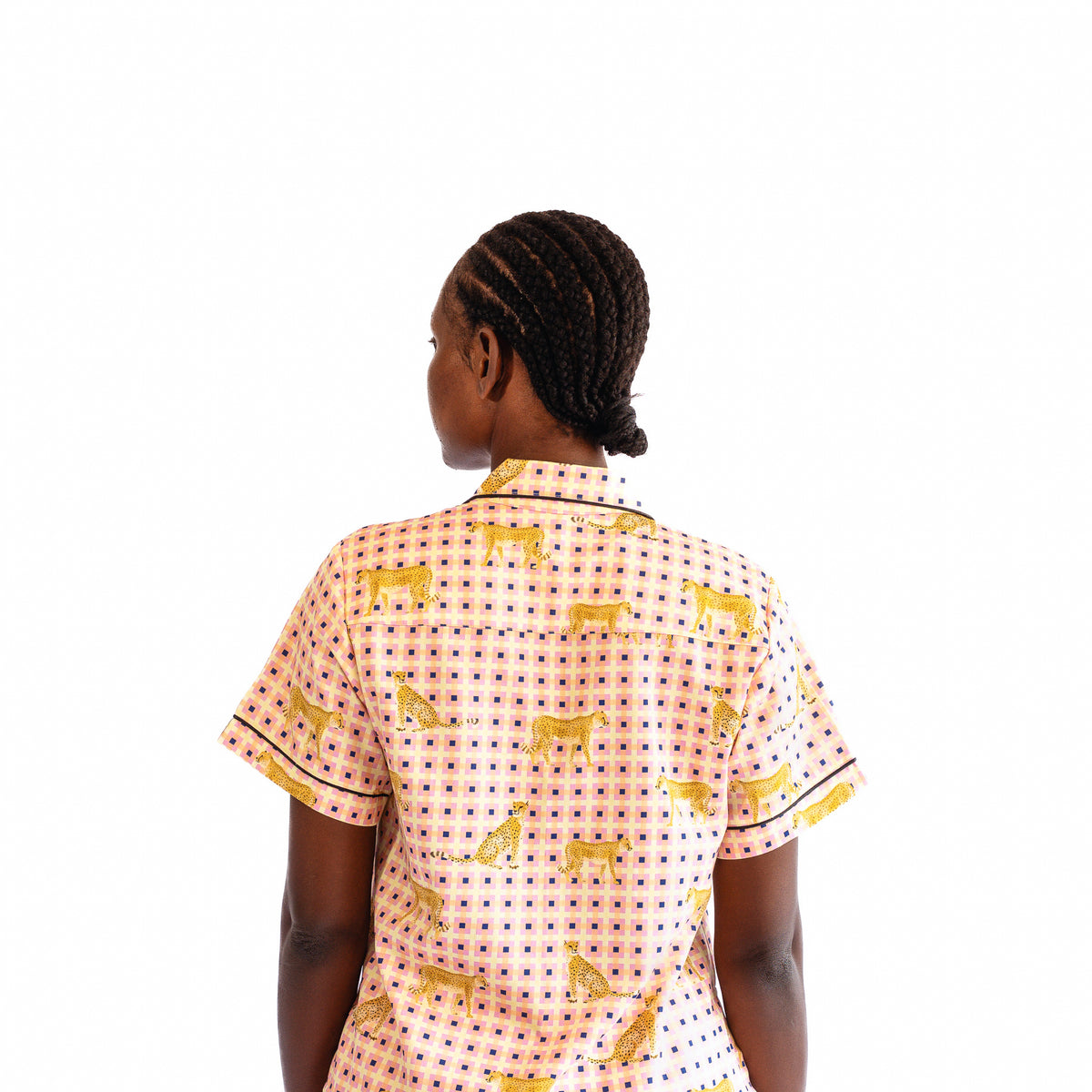 NDOTO | Pajama Shorts with Short Sleeve Shirt