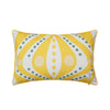 WAVE Lumbar Cotton Canvas Cushion Cover