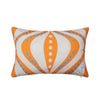 WAVE Lumbar Cotton Canvas Cushion Cover