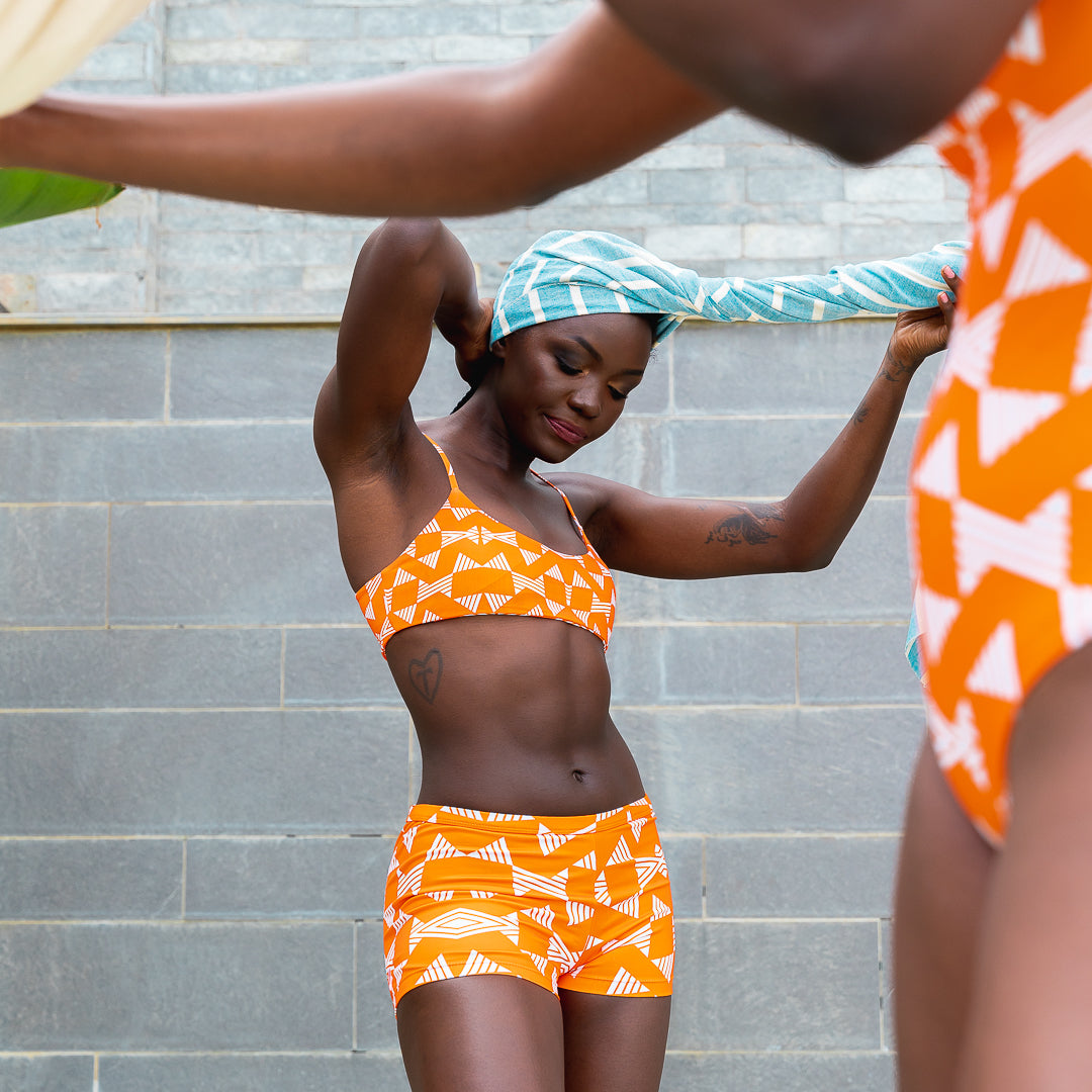 BIKINI BOTTOMS | Kente Inspired Geometric Prints