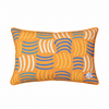 PLANTAIN Lumbar Cotton Canvas Cushion Cover