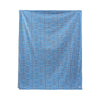 Pacha Blue rectangular cotton canvas tablecloth, 140 × 340 cm — original hanging photograph