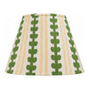 COCOLILI Majani olive tapered cotton lampshade only, without lamp stand, on a white studio background