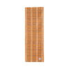 Orange Sonaike cotton canvas table runner by COCOLILI, 33 × 200 cm, photographed hanging on white.
