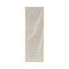 Sierra Sonaike cotton canvas table runner by COCOLILI, 33 × 200 cm, photographed hanging on white.