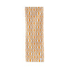 Sierra Wave cotton canvas table runner by COCOLILI, 33 × 200 cm, photographed hanging on white.