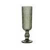 Woven Glass Champagne Flute — Smoke