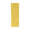 Yellow Pacha cotton canvas table runner by COCOLILI, 33 × 200 cm, photographed hanging on white.
