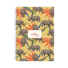 DAFTARI Kifaru mustard A5 notebook — original cover artwork on the existing Daftari notebook template