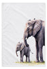 Duo Tembo cotton tea towel, 45 × 65 cm, with woven texture on a white studio background