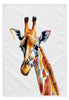 Solo Twiga cotton tea towel, 45 × 65 cm, with woven texture and stitched hems on a white studio background